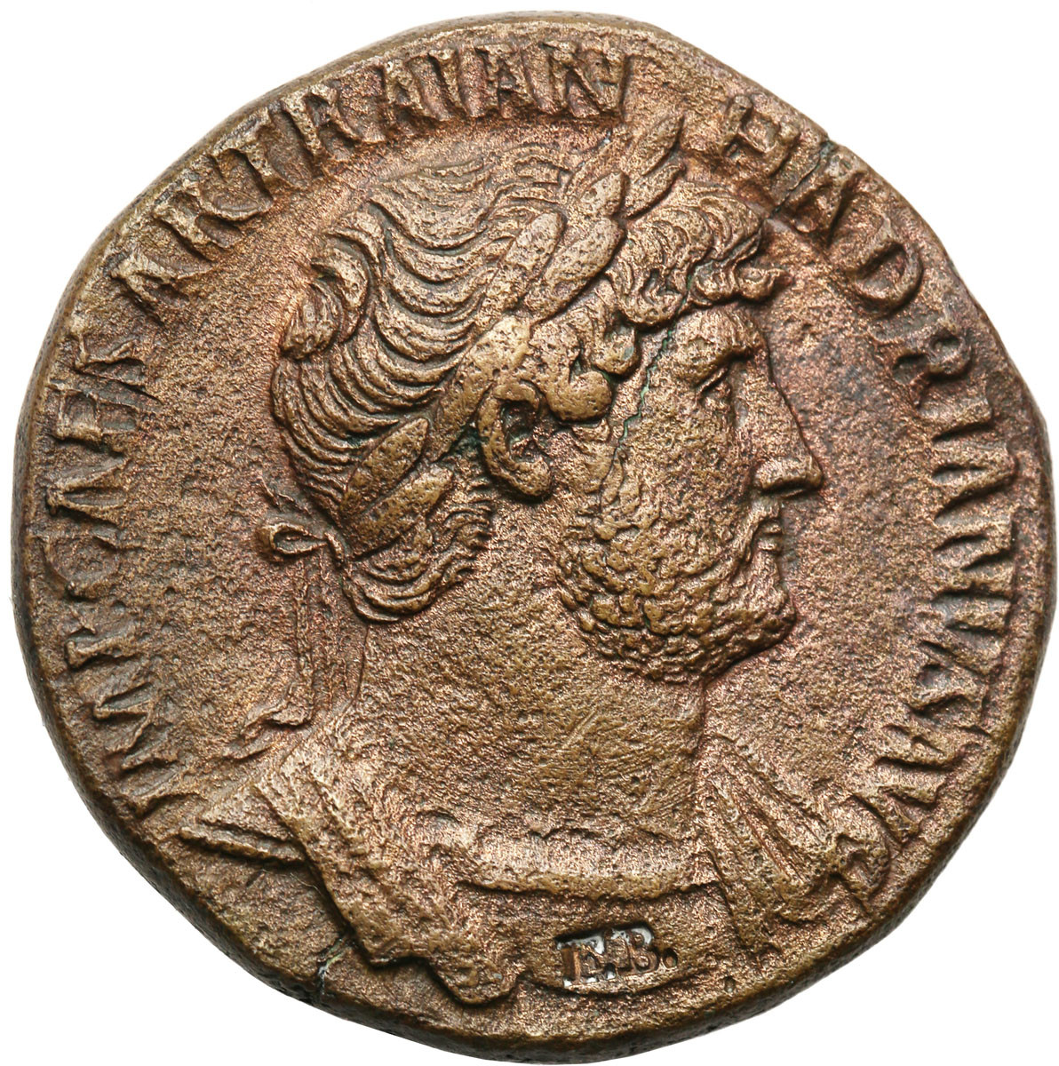 Cesarstwo Rzymskie, Hadrian (117-138) r. n. e. Sesterc (121-122) r. n. e. - PUNCA